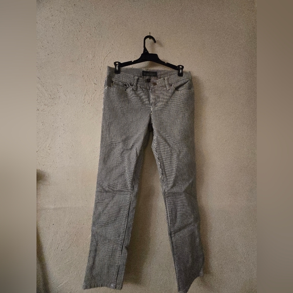 Ralph Lauren Black and White Striped Jeans